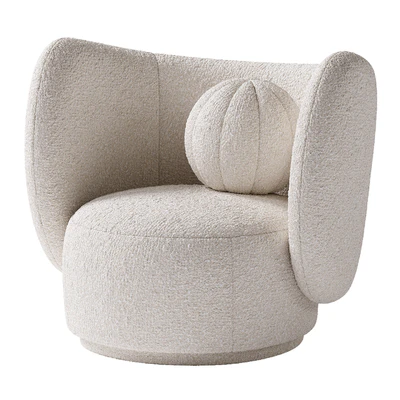 Rico Lounge Chair with Swivel Base — Ver 7