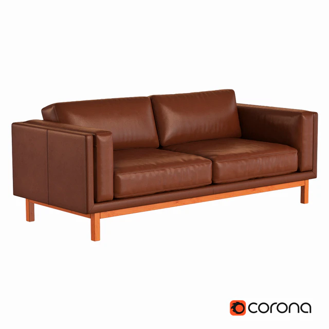 West Elm Dekalb Leather Sofa — Descargar