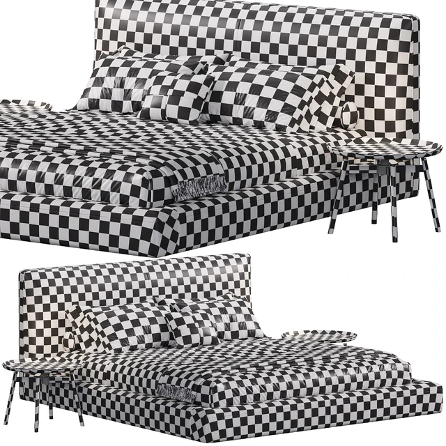 B&B Italia Richard bed — Скачать