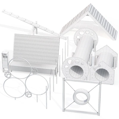 Оборудование для собачьих площадок set 2 — Вид 3