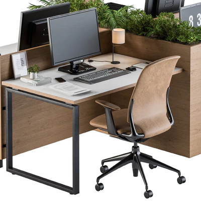 Office Furniture - employee Set 21 — Ver 5