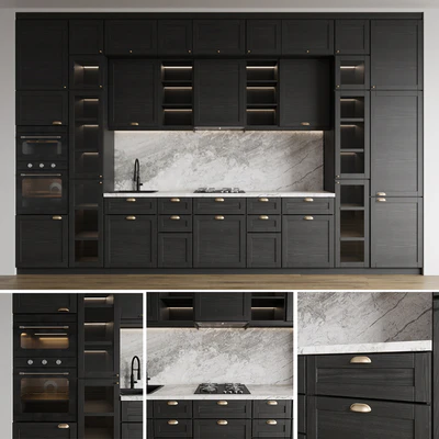 Modern kitchen IKEA LERHUTTAN — Ver 1