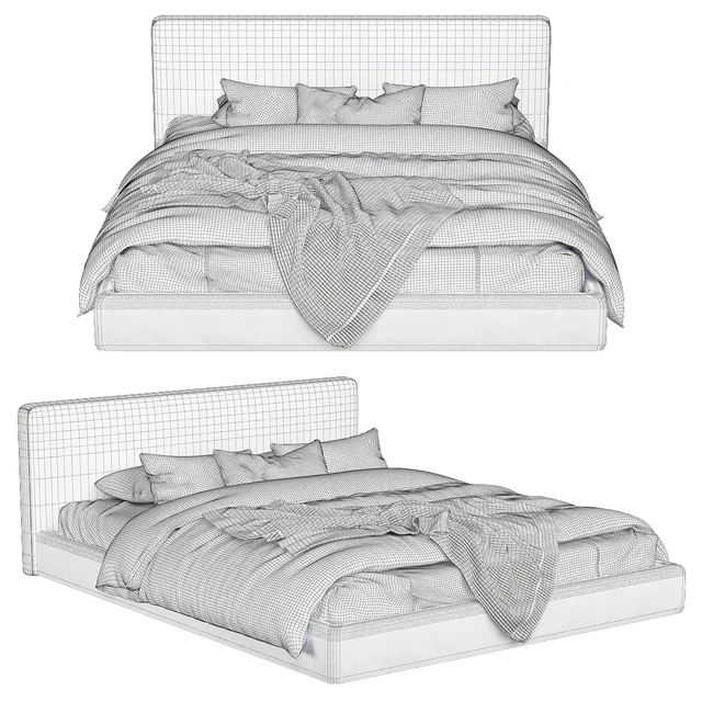 B & B Italia Richard Bed — Скачать