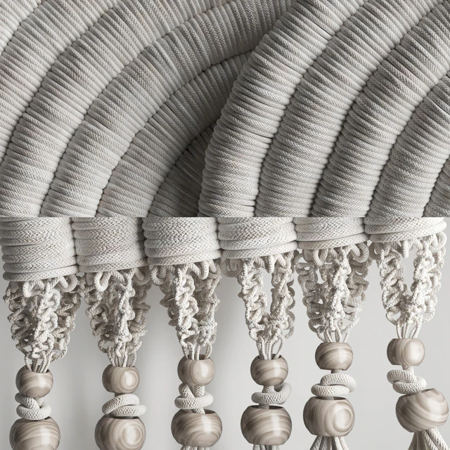 Decorative set 05 with Macrame and berry branch — Скачать