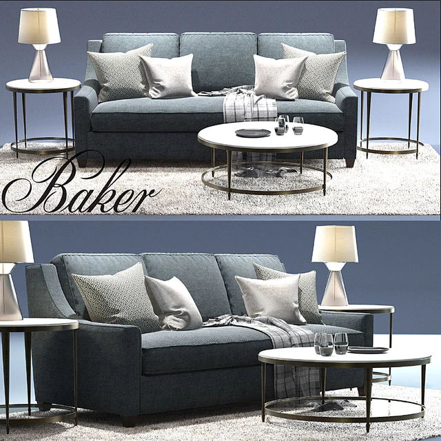 Malory Sofa Baker Oberon Waistline Table Lamp Oberon Cocktail Table — Descargar