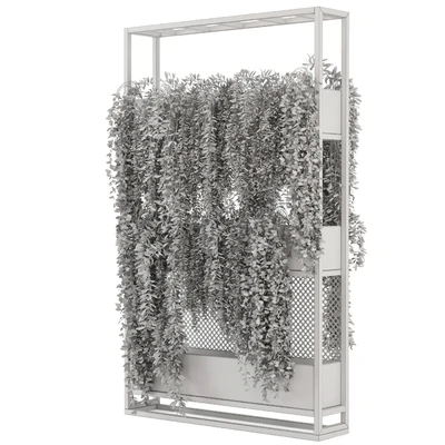 Indoor Hanging Plants in Metal Stand - Set 100 — Ver 7