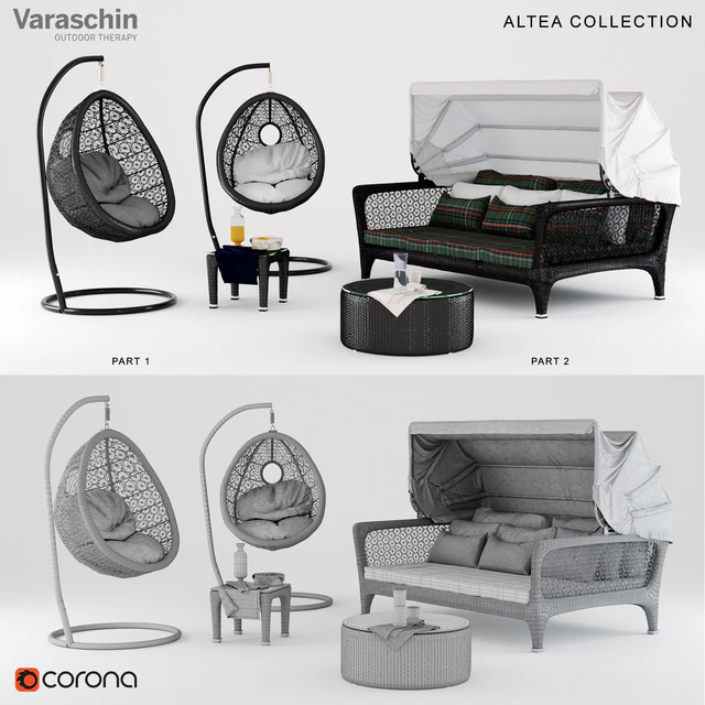 Varaschin ALTEA Collection Garden set Part1 — Descargar