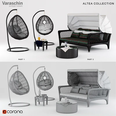 Varaschin ALTEA Collection Garden set Part1 — Ver 3