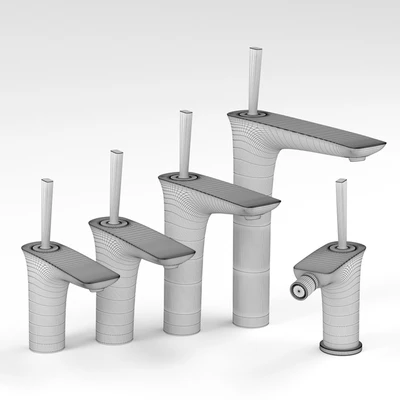 Hansgrohe - PuraVida basin faucet set 1/2 — Ver 2