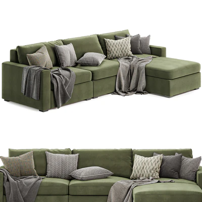 Maxwell modular sofa chaise sectional — Ver 3