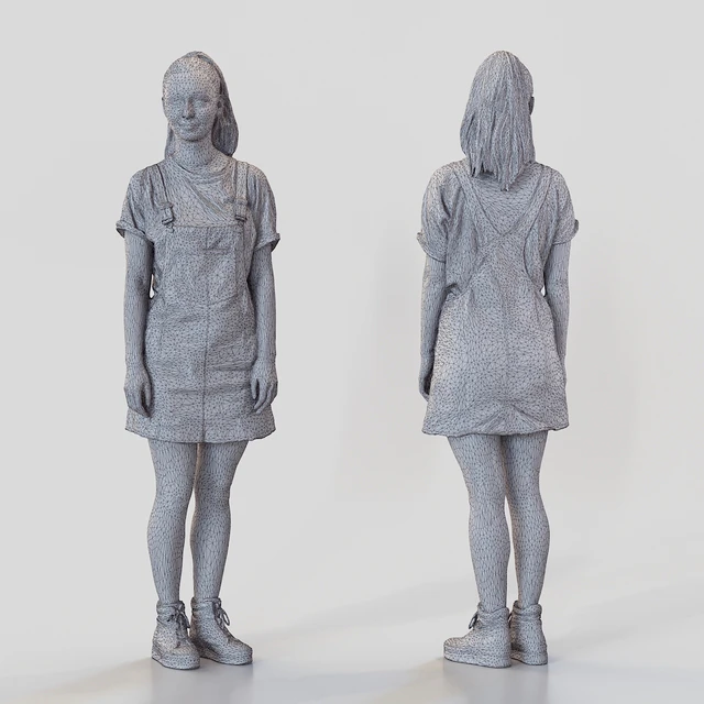 3d scan woman 6 — Descargar