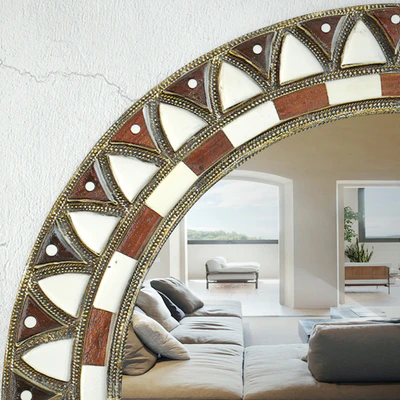 Inlay round mirror — Ver 6