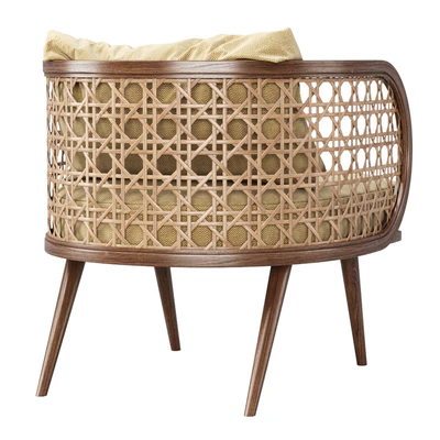 Victoria wooden rattan chair PS80 / Ресторанное кресло из ротанга — Вид 5