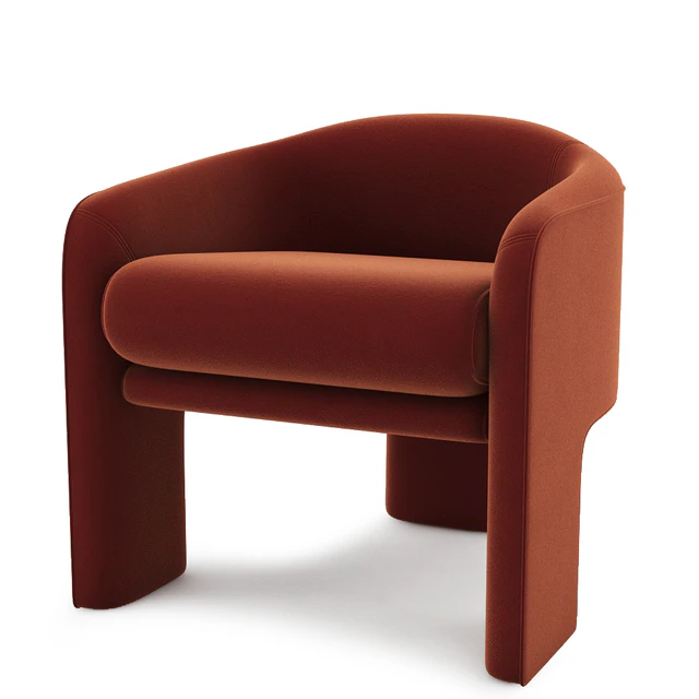 Modern Retro Lounge Chair by Vladimir Kagan Weimen — Скачать