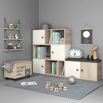 Set of furniture and decor for a children's room 6 — Ver 1