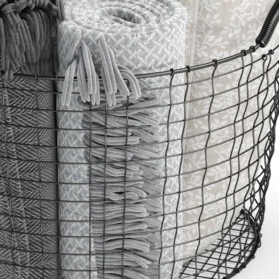 METAL BASKET DECOR 03 — Ver 3