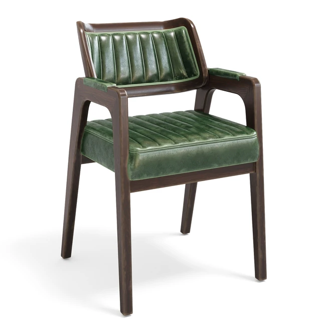Aged chair Leta Notre Wicker with rattan back — Descargar