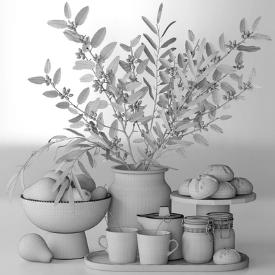 Decorative set for the kitchen — Ver 6