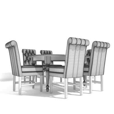 Soft Chair Arthur and Table Benedict — Ver 3