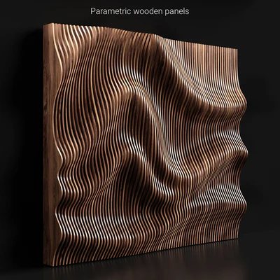 Parametric wooden panels — Вид 1