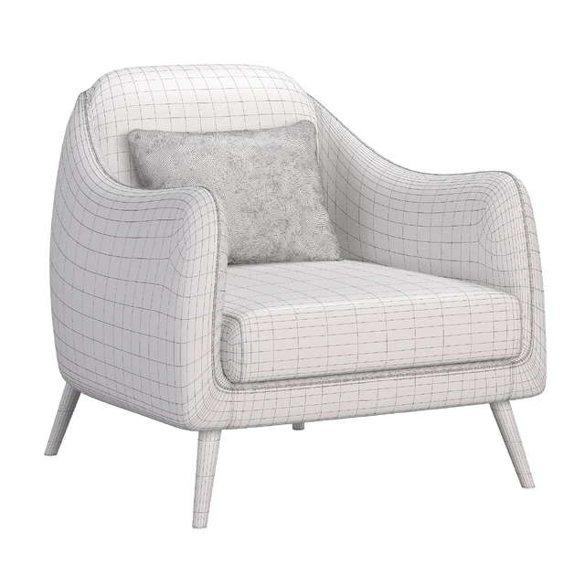 Platea Armchair by Natuzzi — Скачать