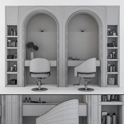 Beauty Salon Barber Shop - Set 02 — Вид 4