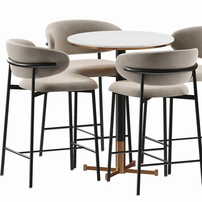 Oleandro Stool Metal bar table by Calligaris — Вид 4
