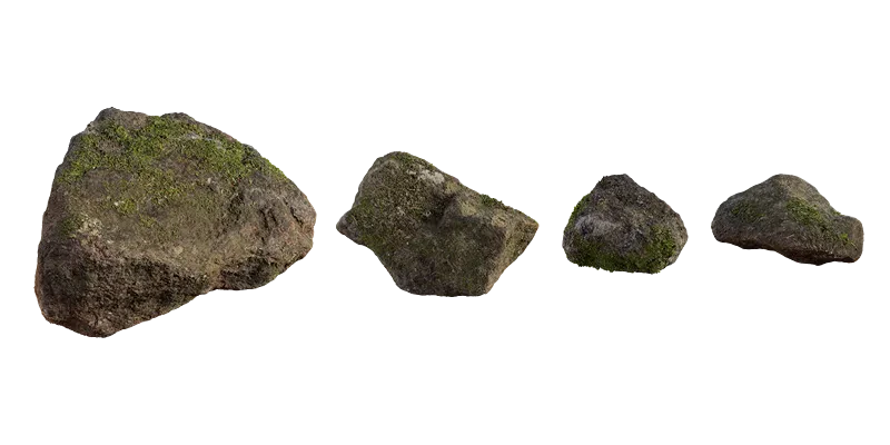 mossy stones pack 003 — Descargar