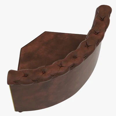 Restoration Hardware Kensington Leather Corner Banquette — Ver 3