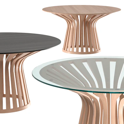 Cassina 390 Lebeau Wood Round Table — Вид 1