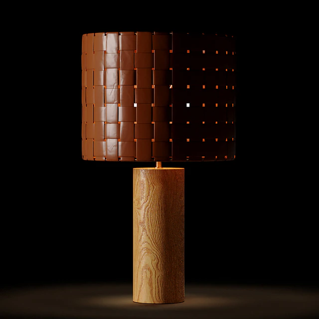 Shinola Parker Wood Table Lamp — Скачать