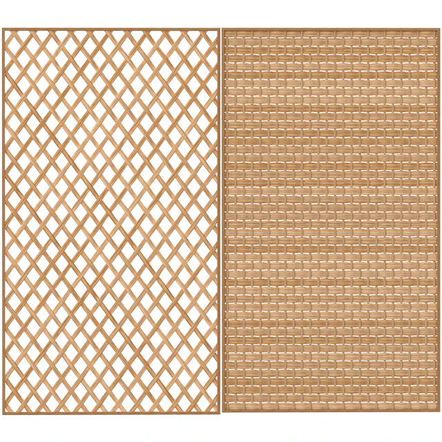 Decorative rattan partition 02 — Descargar