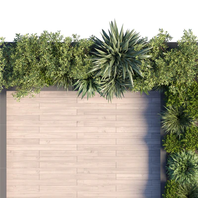 Backyard - Urban Environment Urban Furniture Green Benches 19 — Вид 4