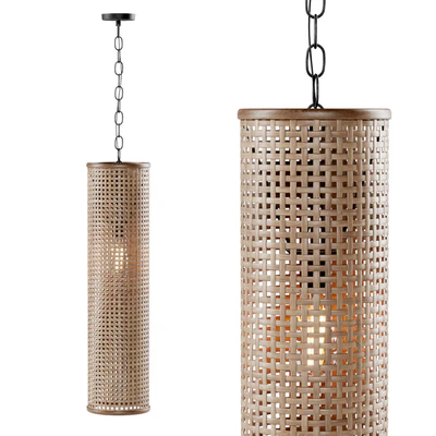 Hanging rattan lamp H700 / Подвесной светильник из ротанга — Вид 1