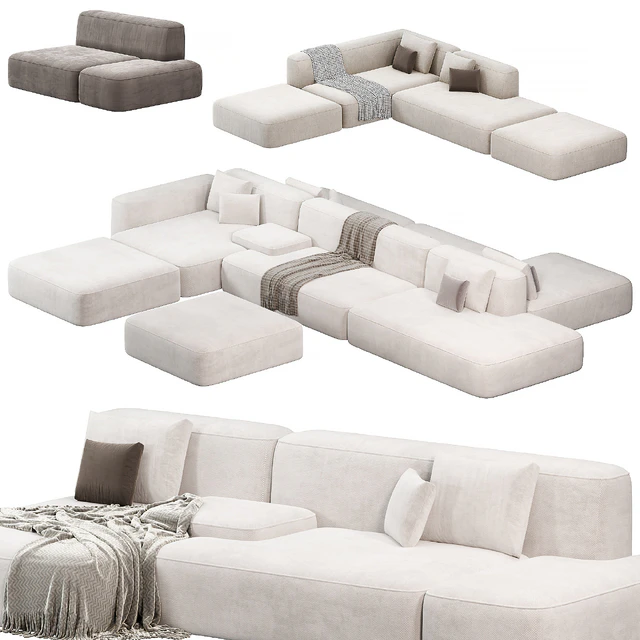 Lema Cloud Modular Sofa Set by lemamobili, sofas — Descargar