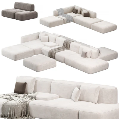 Lema Cloud Modular Sofa Set by lemamobili, sofas — Ver 1