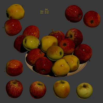 Apples Gala. 4 models — Ver 5
