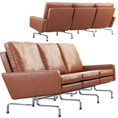 Fritz Hansen PK31 3-seater sofa — View 3