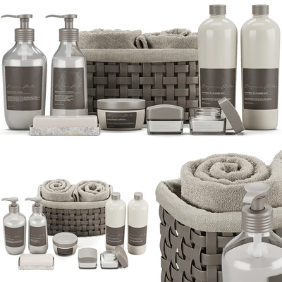 Bathroom Accessory Set 02 / Bathroom Set 02 — Ver 5
