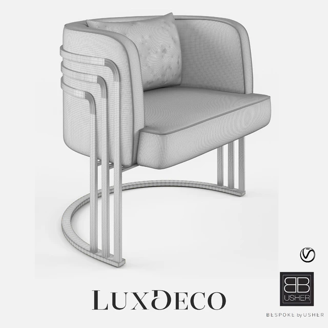Luxdeco - Bespoke by Usher - Art Deco Chair — Descargar