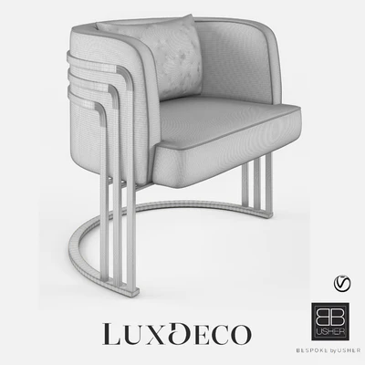 Luxdeco - Bespoke by Usher - Art Deco Chair — Ver 3
