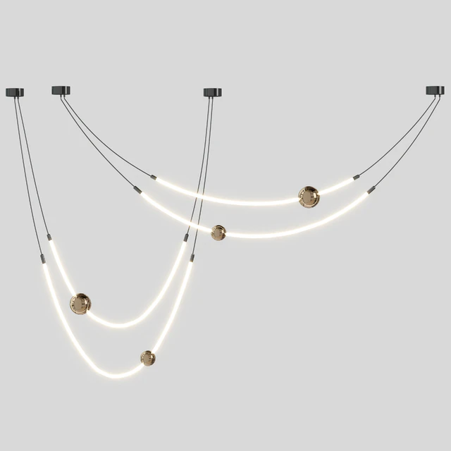 Line led Chandelier — Descargar