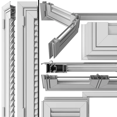 Wooden shutter blind system for windows and doors — Ver 7