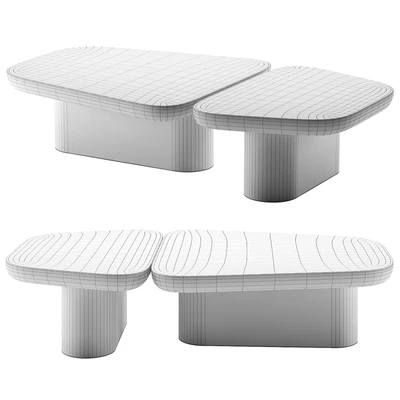 PANGEA Coffee Table By Secolo — Ver 2