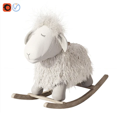 Rocking Lamb chair toy Rocker for Kids — Ver 1
