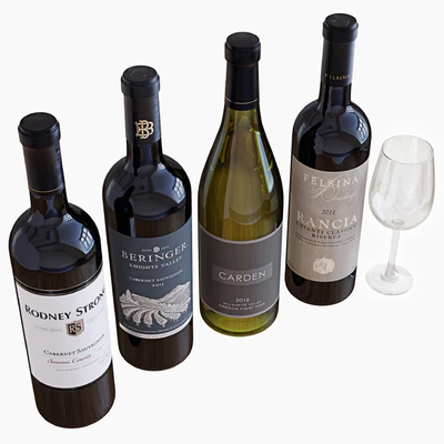 wine bottle set 7 — Вид 5