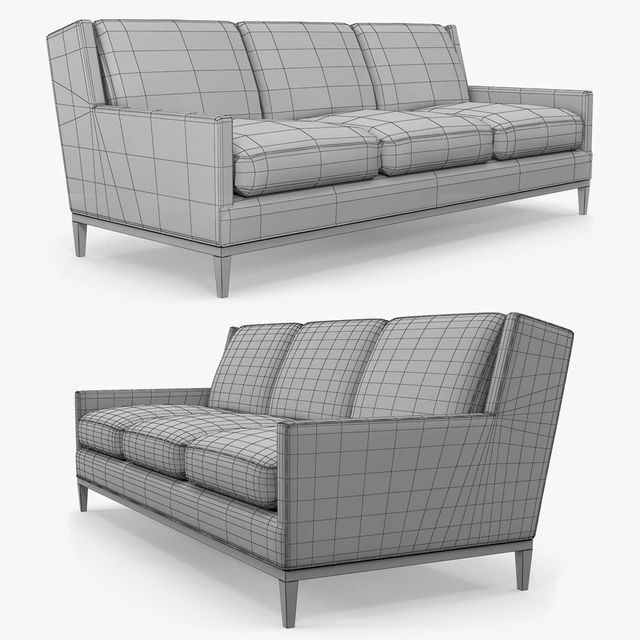 A.Rudin - Three seat sofa (art.2859) — Скачать