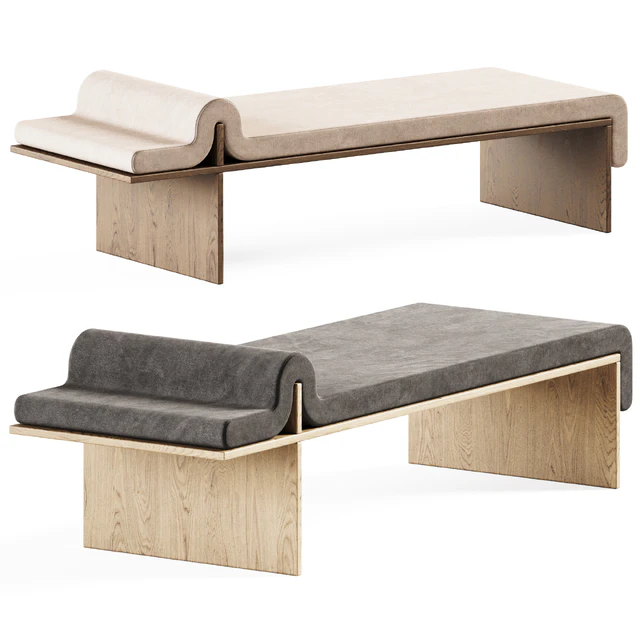 Melt Daybed By Bower Studio / Upholstered bench — Descargar
