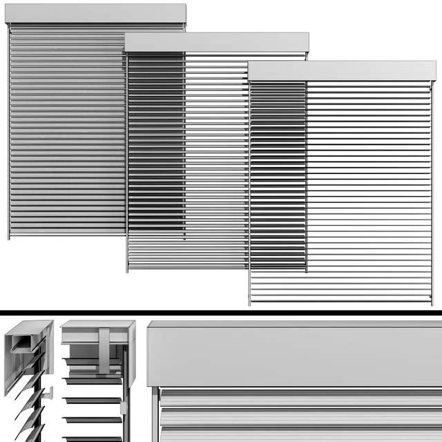 Металлические жалюзи для окон и дверей / Metal blinds for windows and doors — Скачать