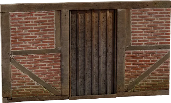 medieval modular door wall 001 — Descargar